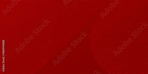Red abstract background with glowing geometric lines. Modern shiny red curve art good
