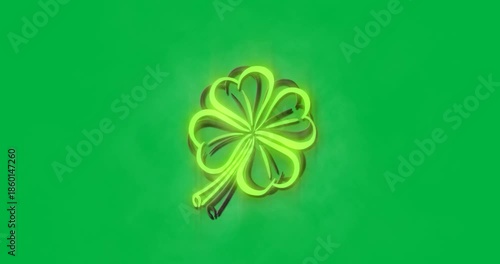 Patricks Day Animation with Alpha Channel