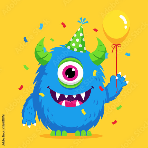 funny monster cartoon