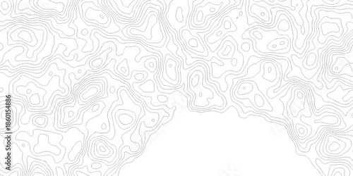 Abstract pattern with lines topographic map background. Topography and geography map grid abstract backdrop. Topographic cartography. Topographic Map. Topographic Relief.