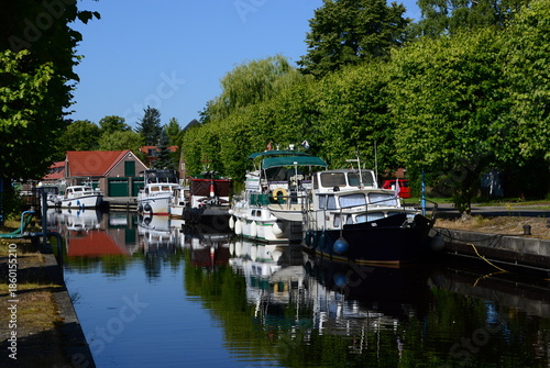 Port in the Town Aurich, Lower Saxony