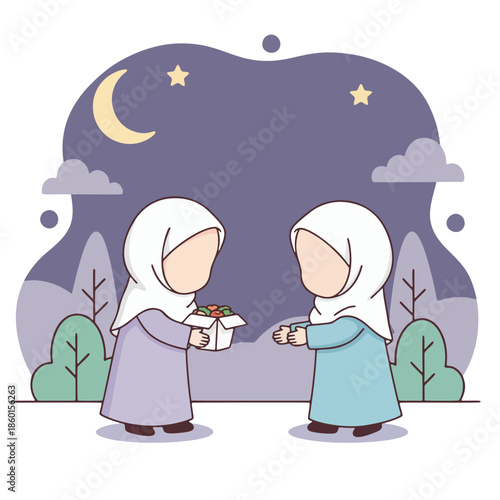 Children Sharing with Kindness