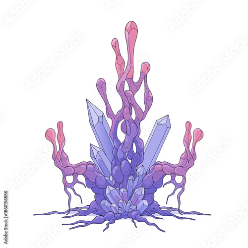 Cancer Cells Conceptual Vector Illustration