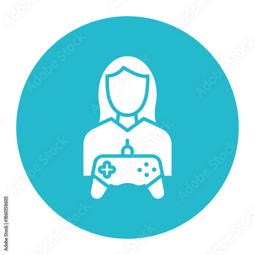Gamer Female Icon