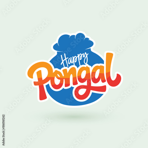 Happy Pongal Festival Background Template Design