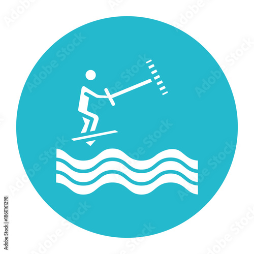 Kitesurfing Icon