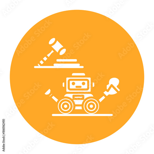 Machinery Auction Icon