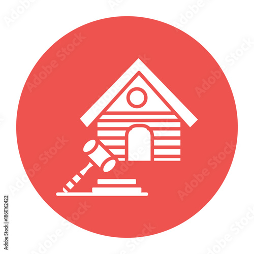 Real Estate Auction Icon