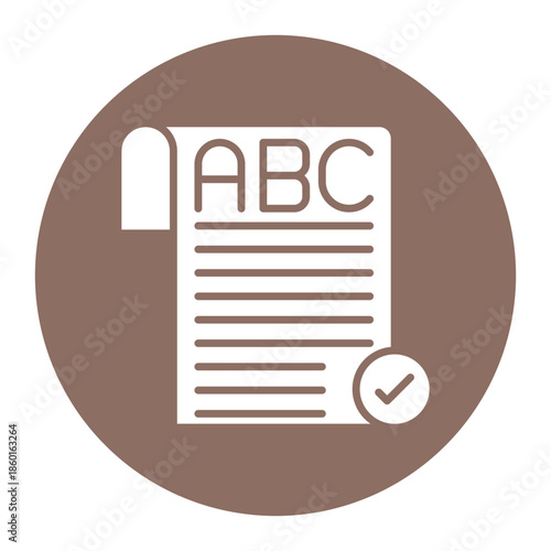 Spelling and Grammar Mistakes Icon