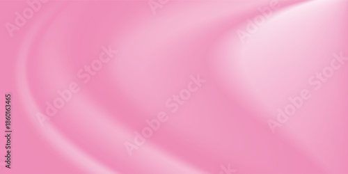 Abstract Smooth Pink Wave Mesh Gradient Background Design, Soft Pink Pastel Background Template Vector