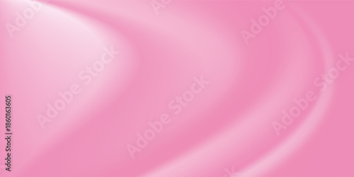 Abstract Smooth Pink Wave Mesh Gradient Background Design, Soft Pink Pastel Background Template Vector