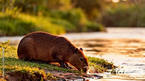Wallpaper Mural wild boar in the woods Torontodigital.ca
