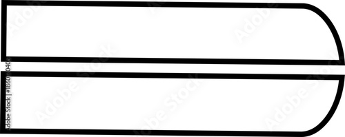 Black Racing Stripes Line Style Vector Icon Speed Mark Symbol and Dynamic Outline Graphic Featuring Motion Lines, Chevron Arrows and Fast Design Elements