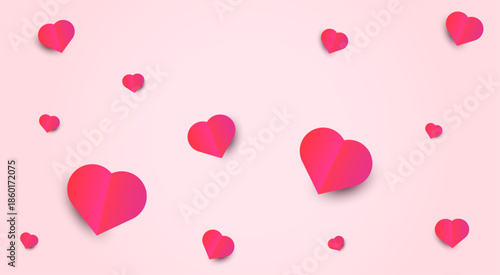 Modern romantic illustration. Visual design for banners, social media, and festive events.