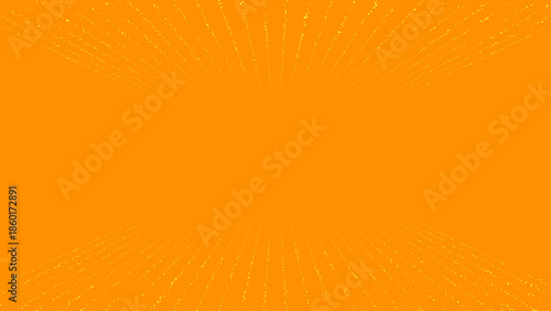 Orange Background With Striped Particle Lights
