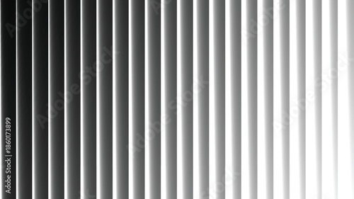 Abstract graphic design featuring a gradient of vertical bars transitioning from dark to light.