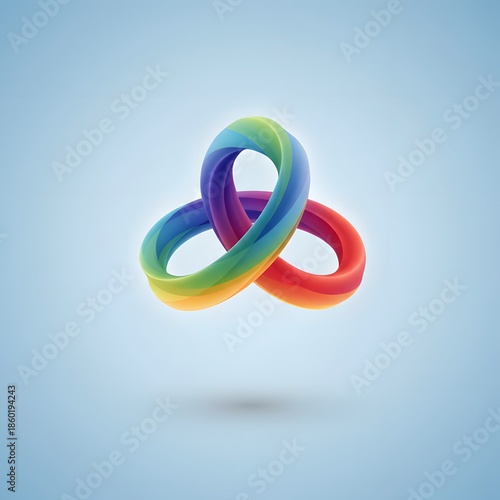 World Cancer Day Awareness Ribbon Concept with Copy Space Background