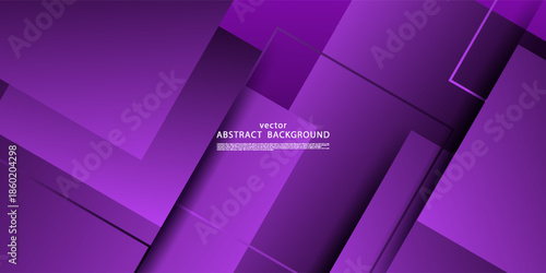 Abstract geometric purple square theme overlapping background for graphic design. Vector eps10