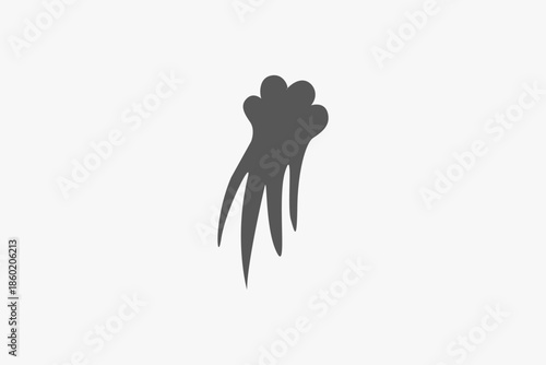 cat paw attack move slap logo