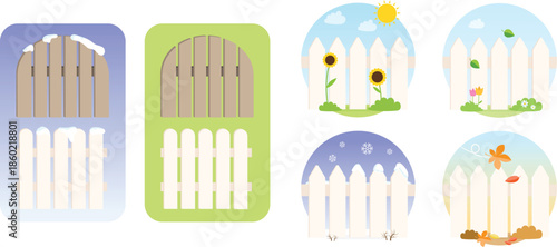 picket fence vectors
