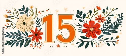 Festive Floral Composition with Pastel Colors for Spring Celebrations, White Background Design