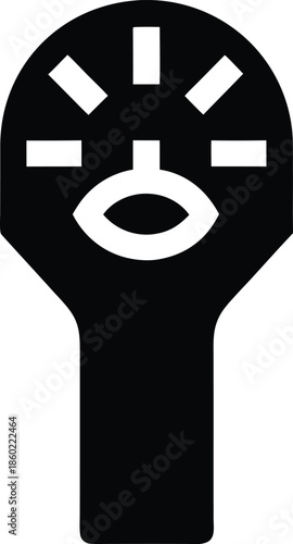 atmospheric co tracker silhouette vector illustration on transparent background