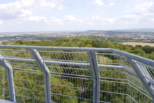 Blick vom Bürgerturm auf dem Krahnberg in Gotha