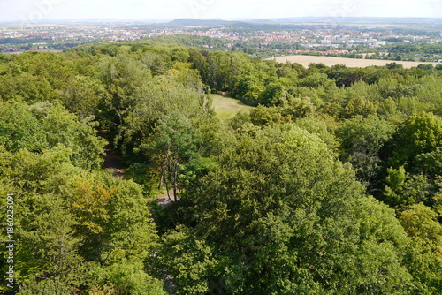 Blick vom Bürgerturm auf dem Krahnberg in Gotha