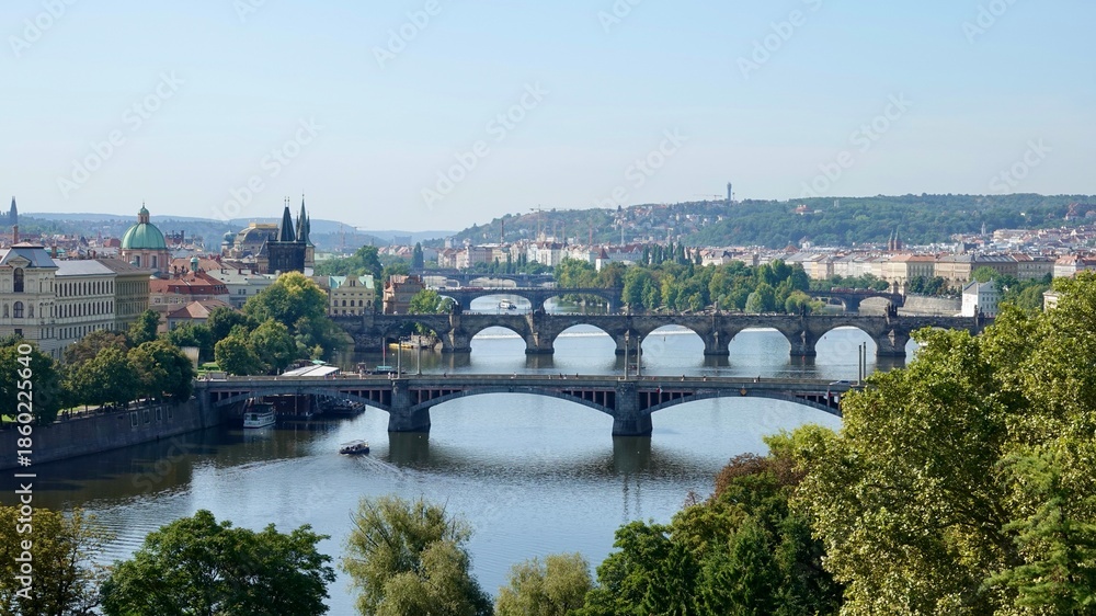 Fototapeta premium Prag, Tschechien, Stadtansicht