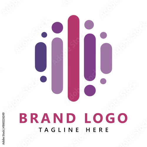 Sound wave logo template