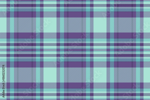 Wallpaper Mural A seamless, stylized tartan pattern in pastel tones of purple and turquoise. It offers a versatile design element ideal for backgrounds, textiles, or creative projects. Torontodigital.ca