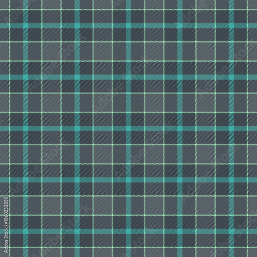 Tailor texture plaid background, long vector seamless tartan. Structure textile check fabric pattern in pastel and dark colors.