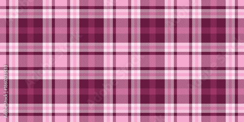 Domestic background pattern tartan, cotton texture vector textile. Bed plaid check fabric seamless in pink and light colors.