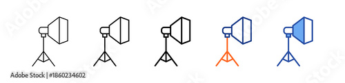 Studio Light Different Set Vector Icon