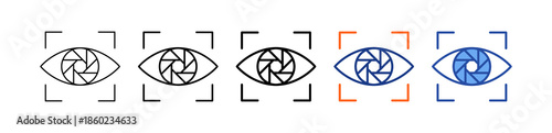 Aperture Different Set Vector Icon