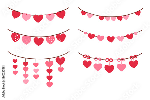 Valentine's Day Heart Garlands