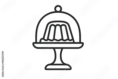 Jelly on a Cake Stand Icon