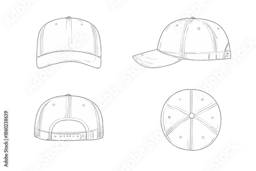 Baseball Cap 360 Degree View