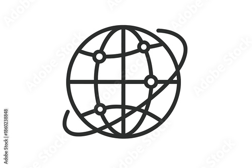 Global Network Connection Icon
