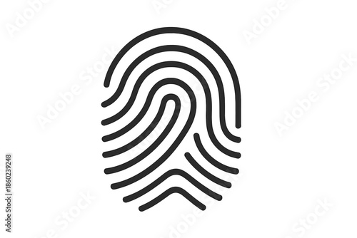 Abstract Fingerprint Background with Gradient