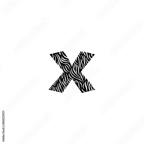 Soft Feather Quill Letter X C...