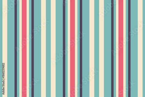 Skill textile pattern vector, direct vertical texture lines. Ualentine background stripe seamless fabric in teal and light colors.