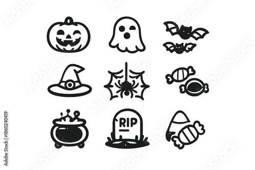 Halloween Icons Set