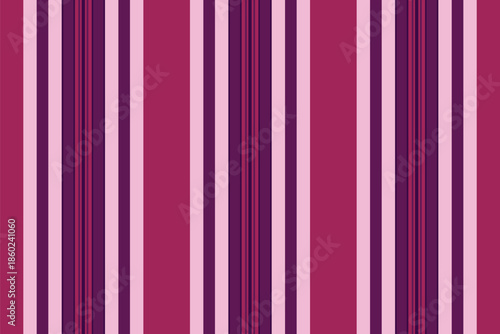 Lut out seamless textile pattern, vibrant vertical texture background. Mative fabric vector lines stripe in magenta and pink colors.