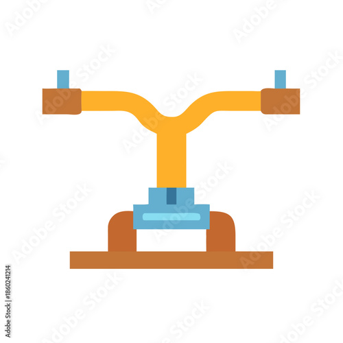 Stylized water pipes illustration on black background with geometric shapes