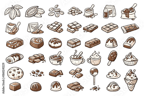 Various Chocolate Icons