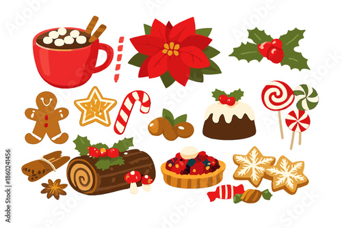 Festive Christmas Treats and Decorations