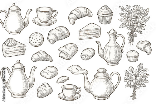 Breakfast and Tea Time Sketch