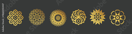  islamic ornaments vector