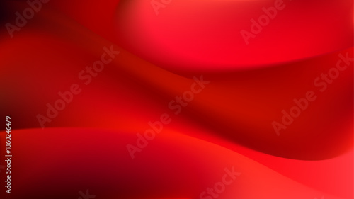 Studio red bg gradient. Warm red curtain